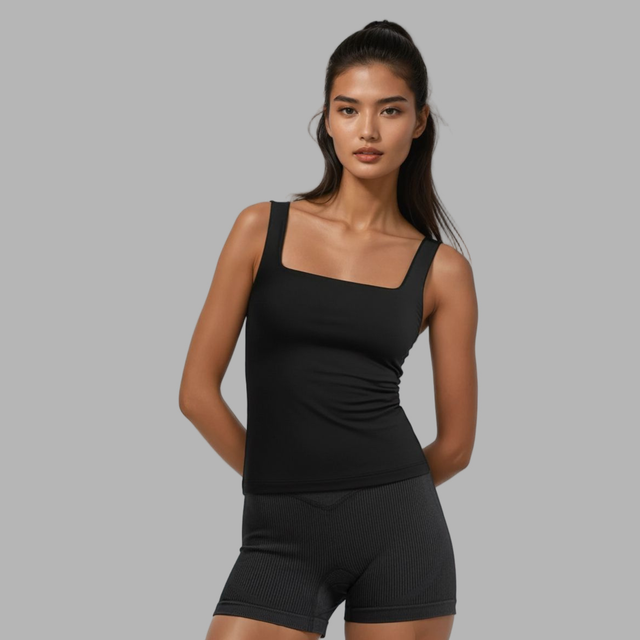 Blvck Tank Top with Built In Bra