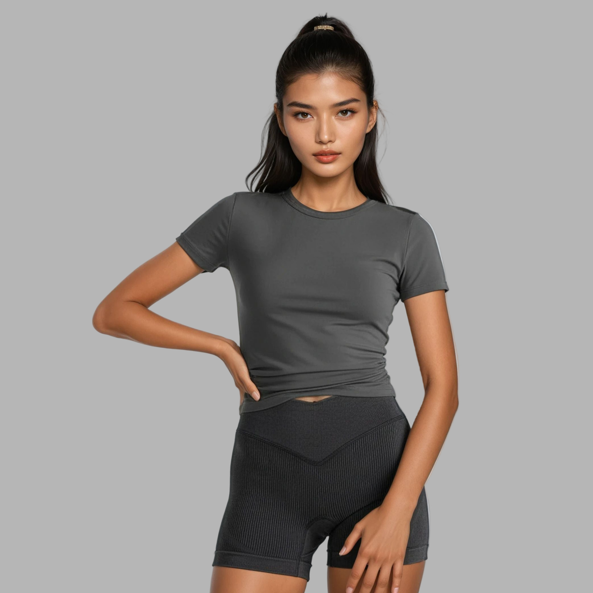 T-shirt de Sport avec Soutien-Gorge Intégré