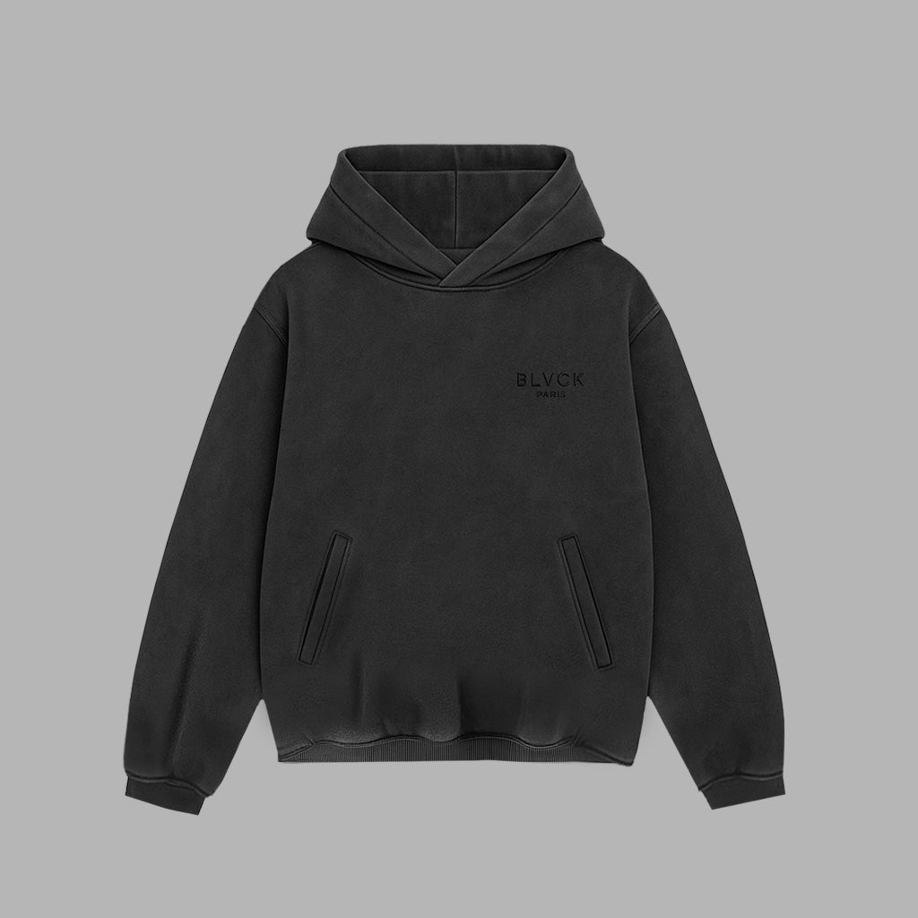 Sweatshirt à capuche délavé