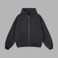 Acid Wash Zip Sweater – Blvck Acid Wash Zip Sweater – Blvck