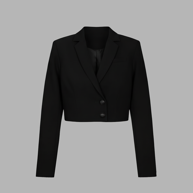 Blvck Cropped Blazer