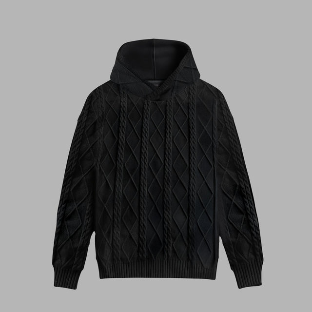 Blvck Knit Hoodie