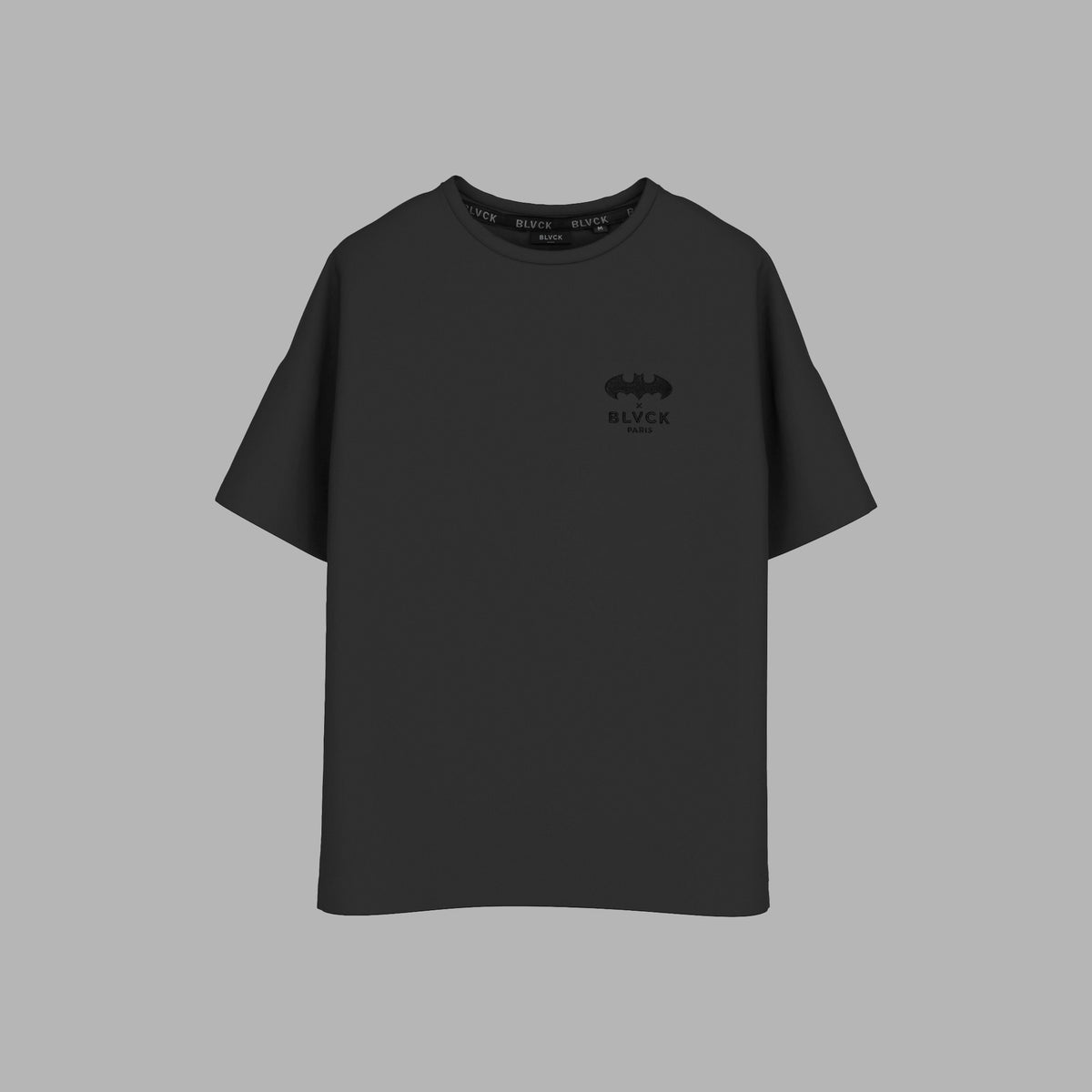 Batman x Blvck Japan Fusion Tee 'Charcoal'