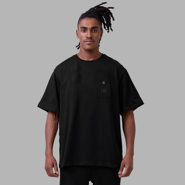 T-shirt 'Blvck x Memeland'