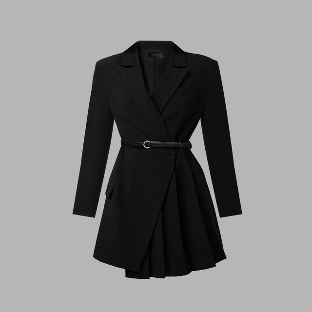 Robe blazer noire