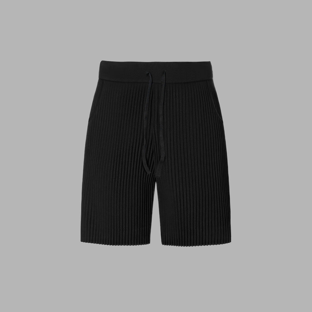 Short en cachemire noir