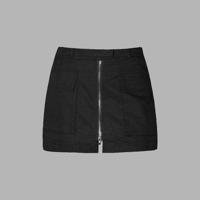 Blvck Zipped Skirt