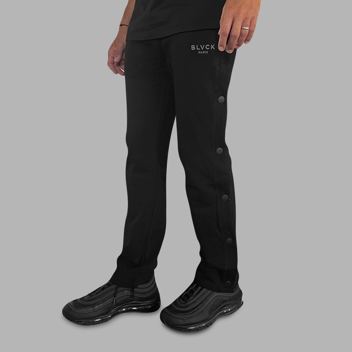 Pantalon de survêtement avec fermeture boutonnée