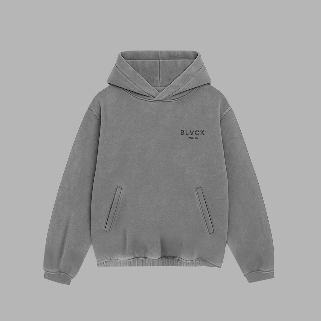 Sweatshirt à capuche délavé