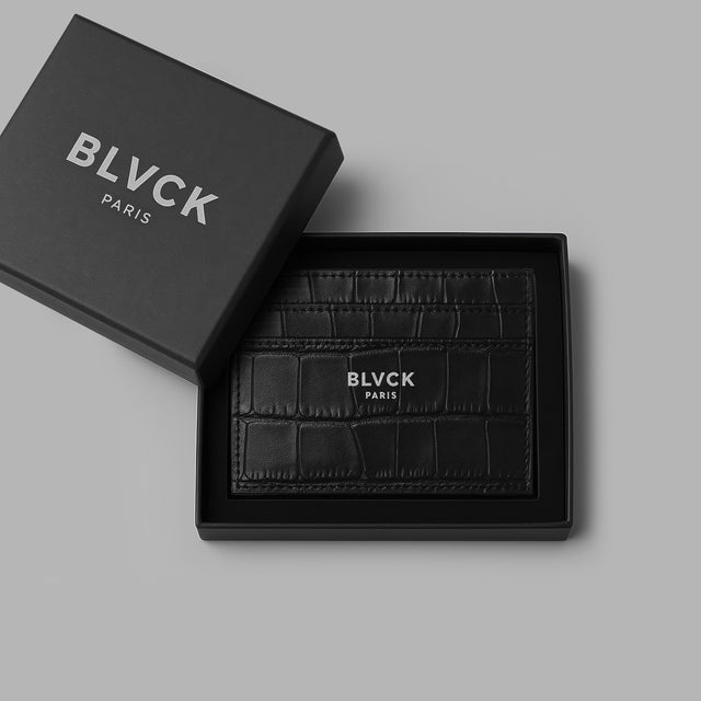 Blvck Croco Card Holder