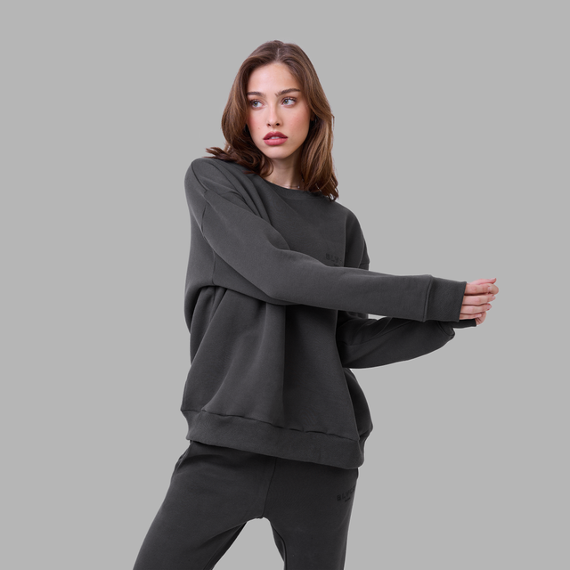 Sweatshirt gris foncé 'Charcoal'