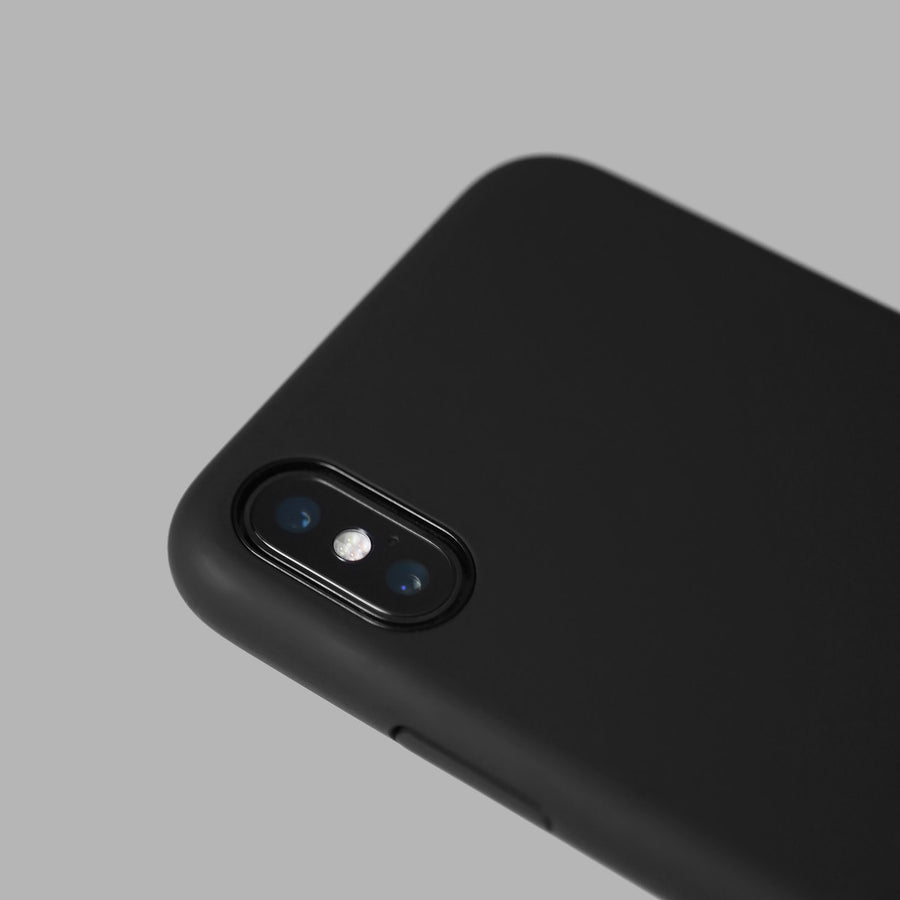 Matte Black iPhone Case