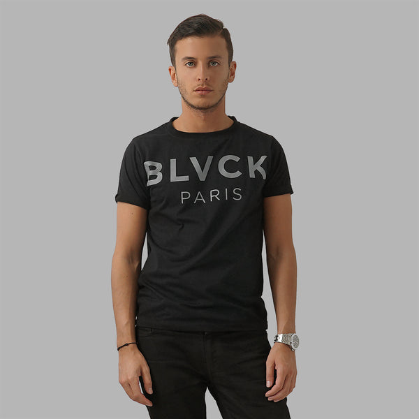 Bold Black Tee | Blvck Paris