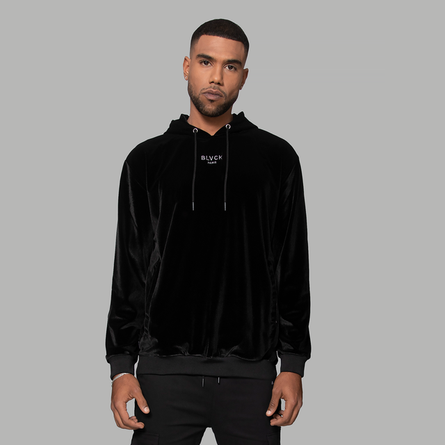 Velvet hoodie for men sale