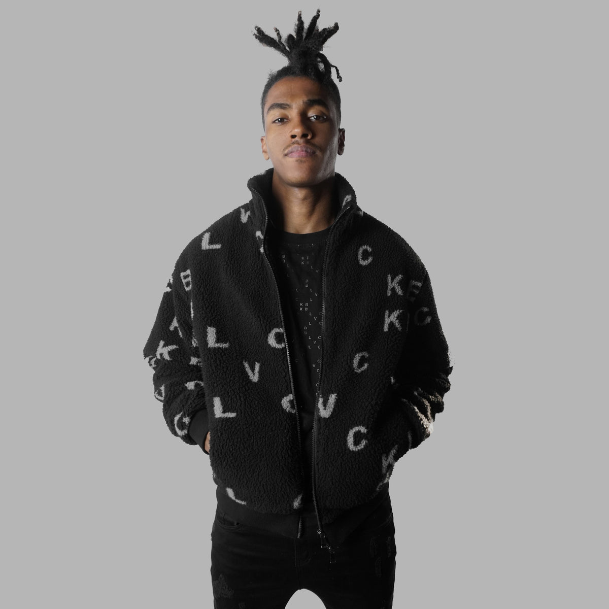 Veste polaire noire