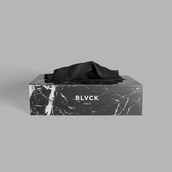 Blvck Paris | Black Marble Tissue Box Blvck Paris | Black Marble Tissue Box