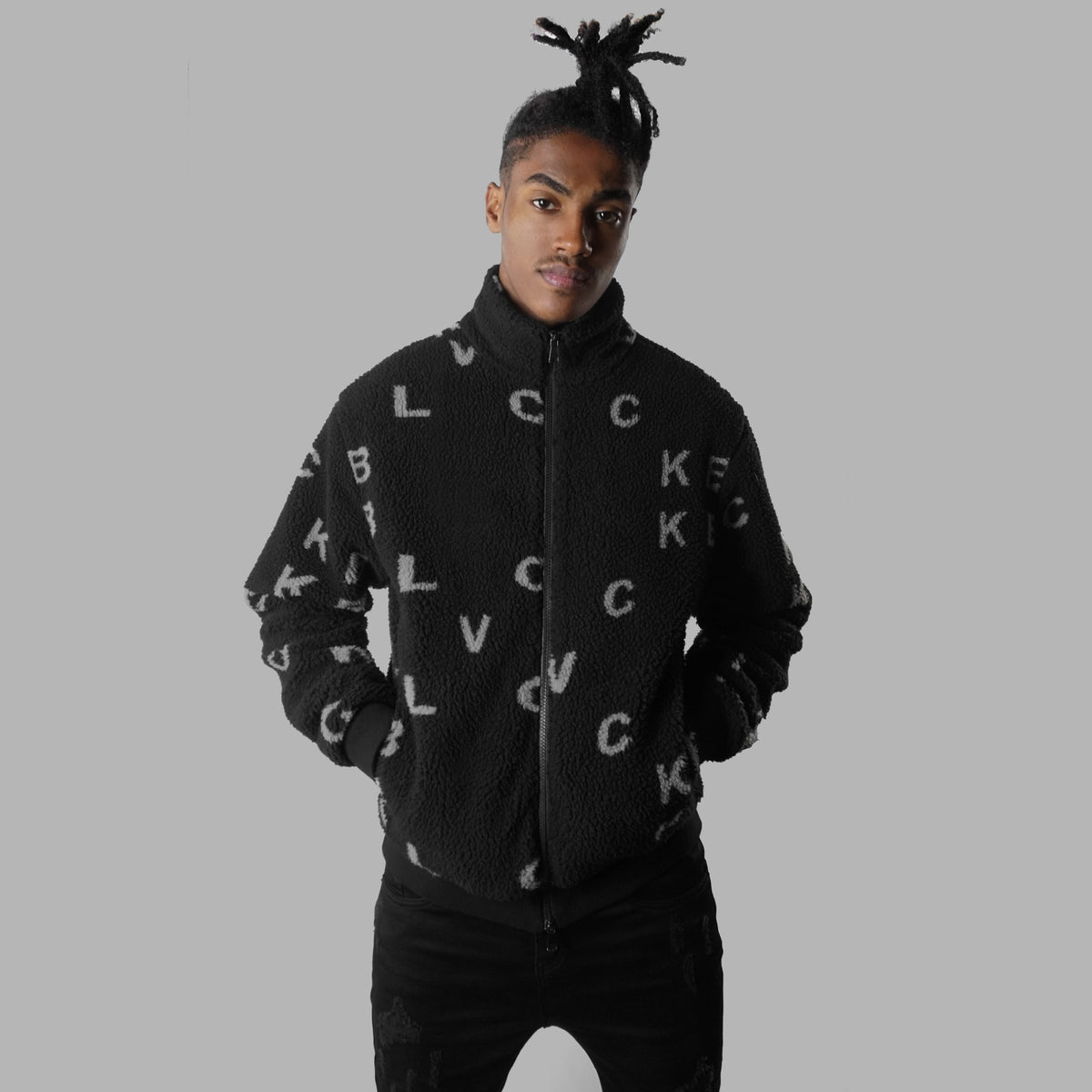 Veste polaire noire