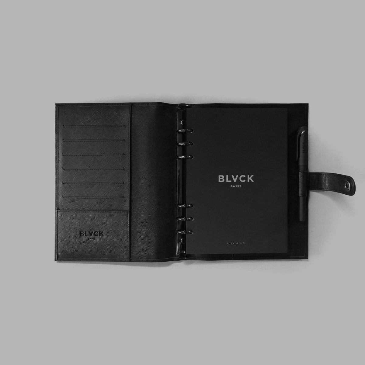 Blvck Paris | Black Vegan Leather Agenda 2026
