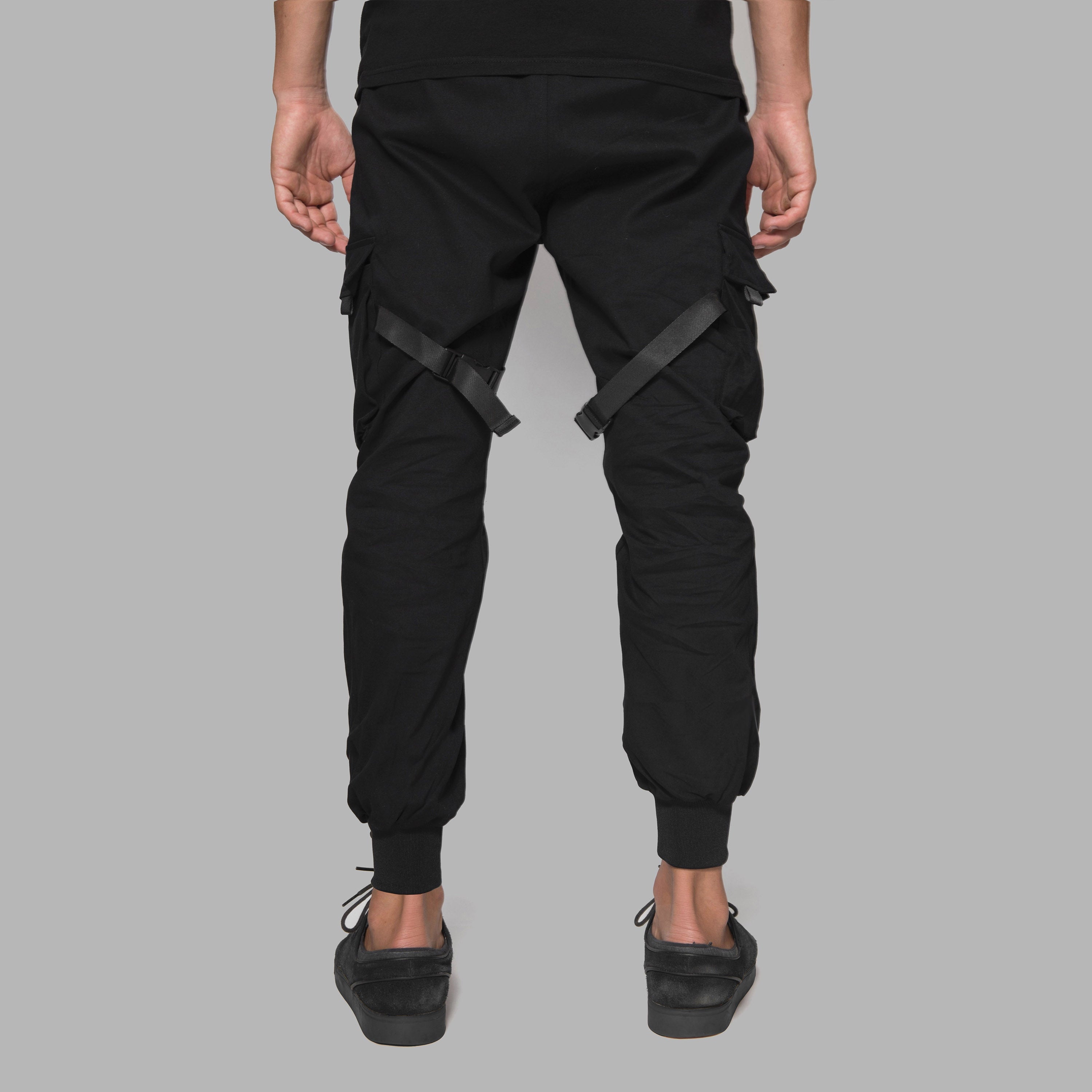 Blvck Paris | Black Cotton Cargo Pants