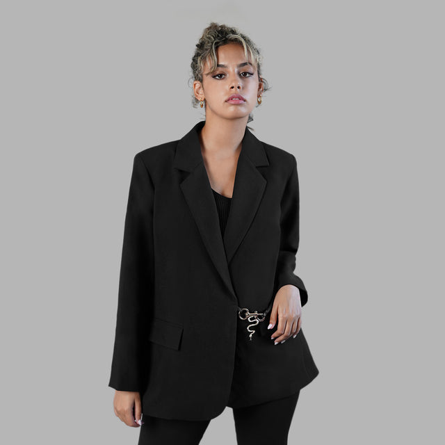 Blazer oversize noir