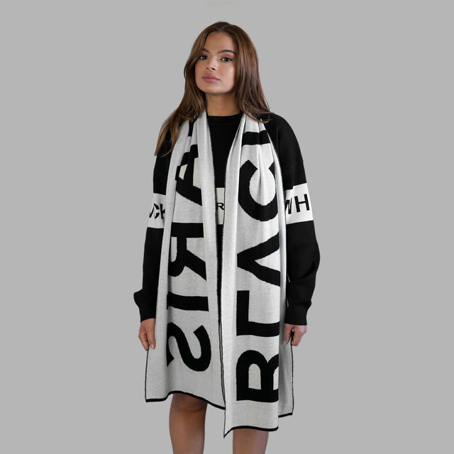 Écharpe Blvck x Whte