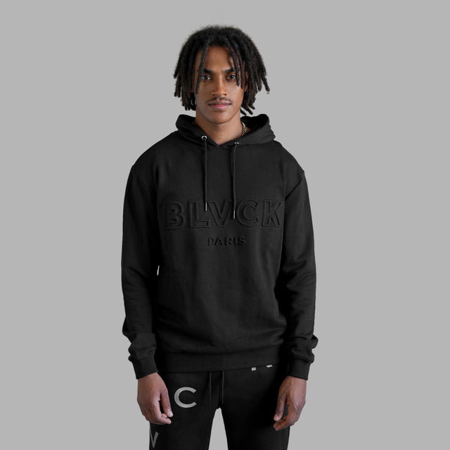 Sweatshirt à capuche noir