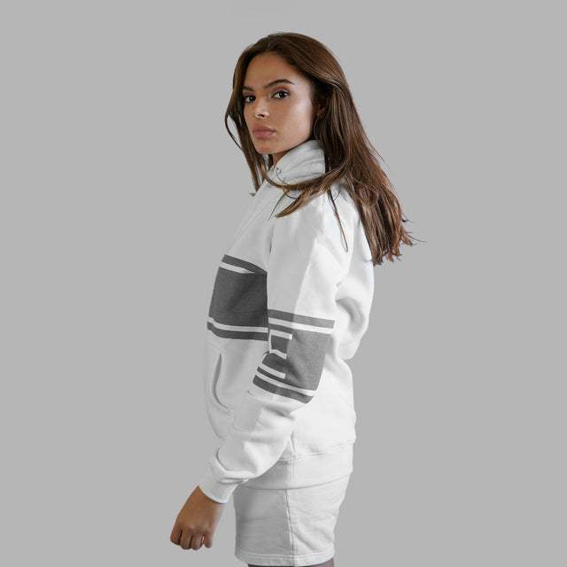 Sweatshirt à capuche blanc