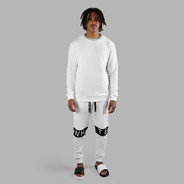 Pantalon de survêtement blanc