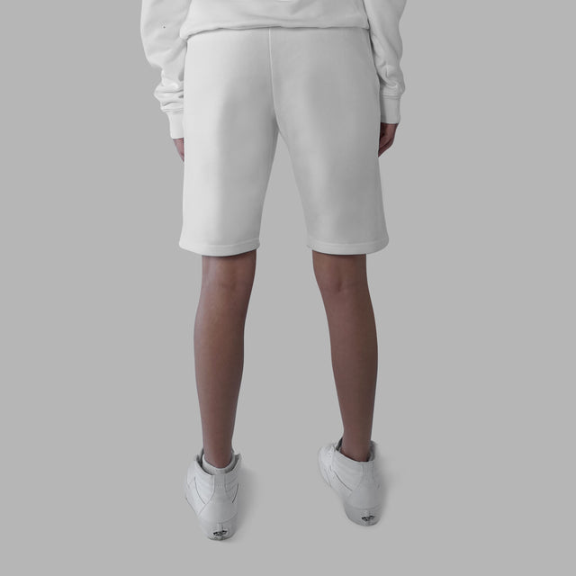 Short de survêtement blanc