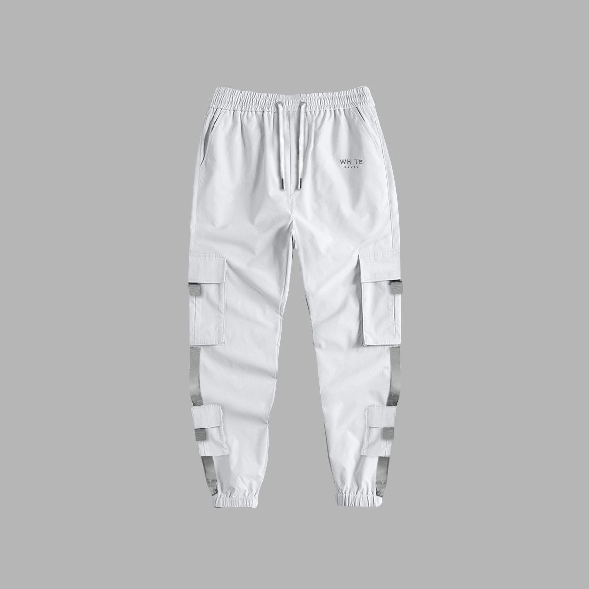 Pantalon cargo blanc