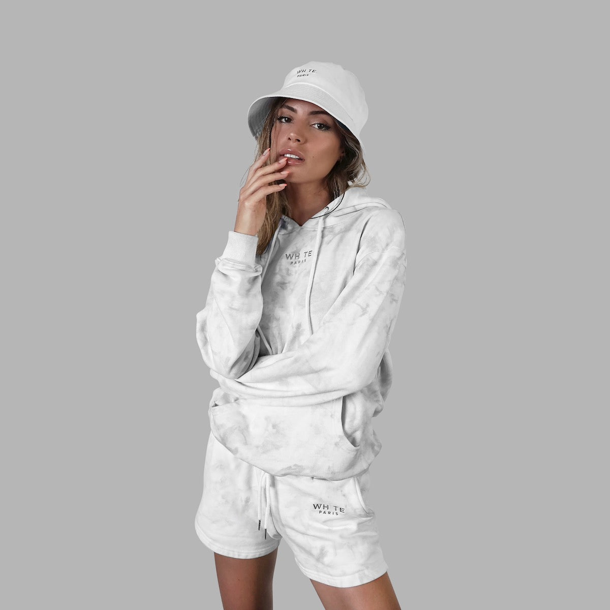 Short Tie & Dye blanc