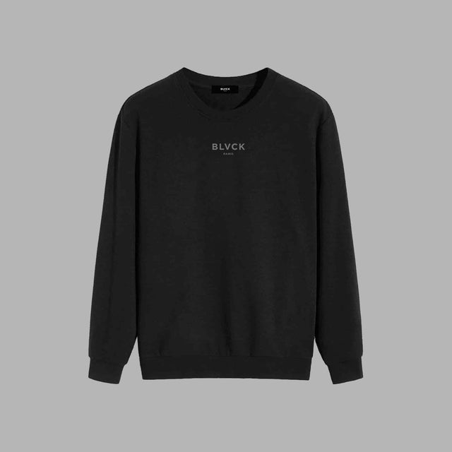 Pull noir en cachemire