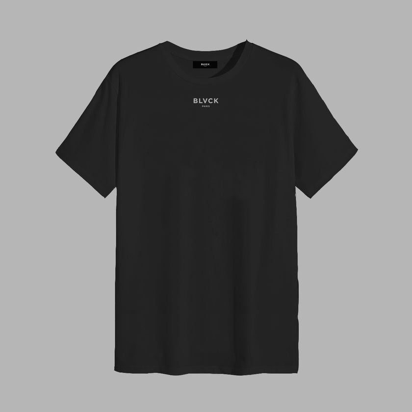 Black Branded Tee | Blvck Paris