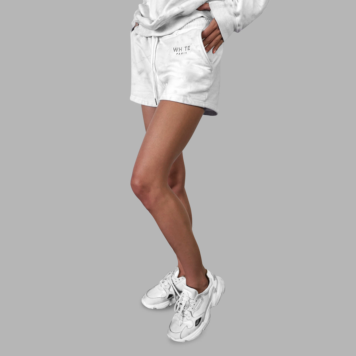 Short Tie & Dye blanc