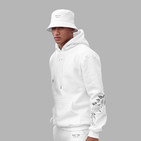 Kwd white hotsell rose hoodie